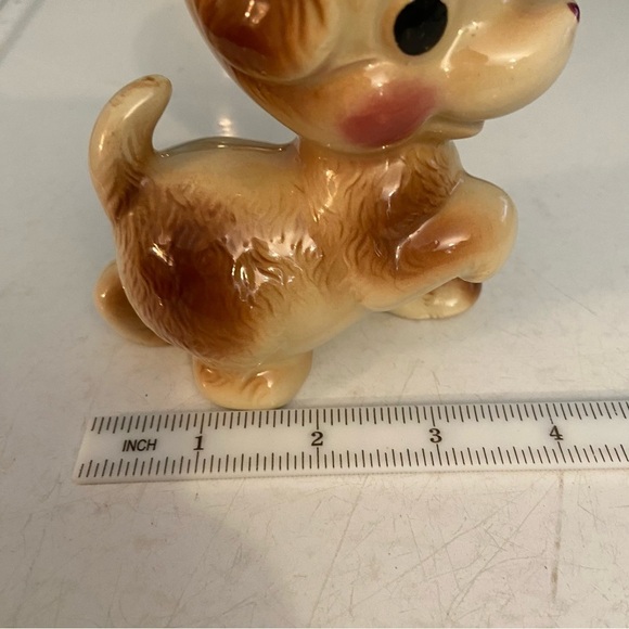 Vintage 1950’s Rempel Diamond pottery big eyes puppy dog  figurine - Picture 10 of 10